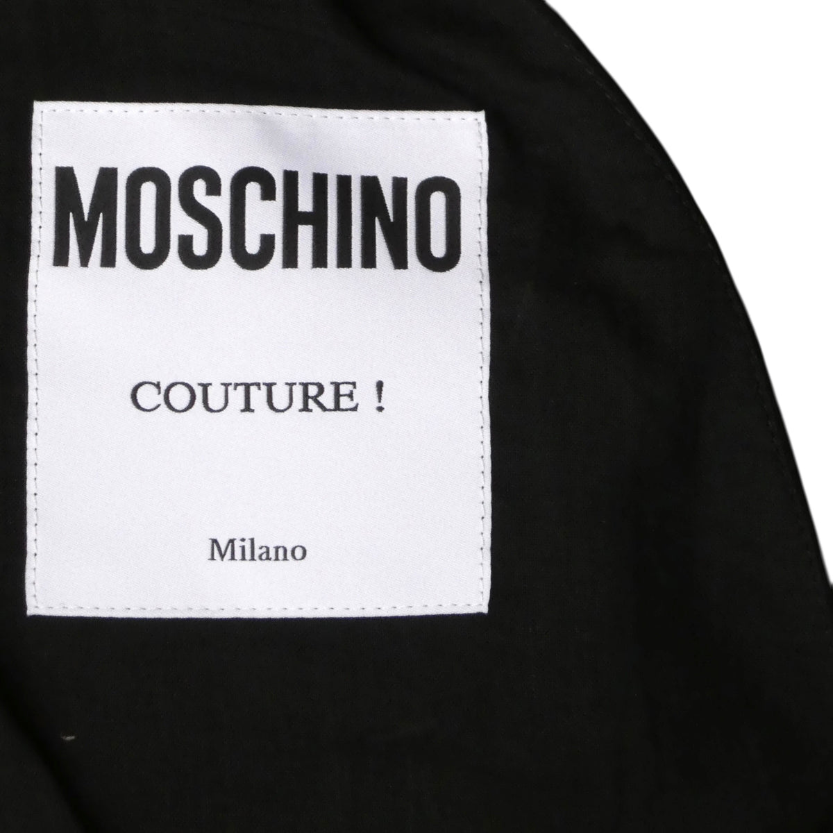 MOSCHINO COUTURE! - S2025 Black Crepe Shift Dress, Multiple Items Available