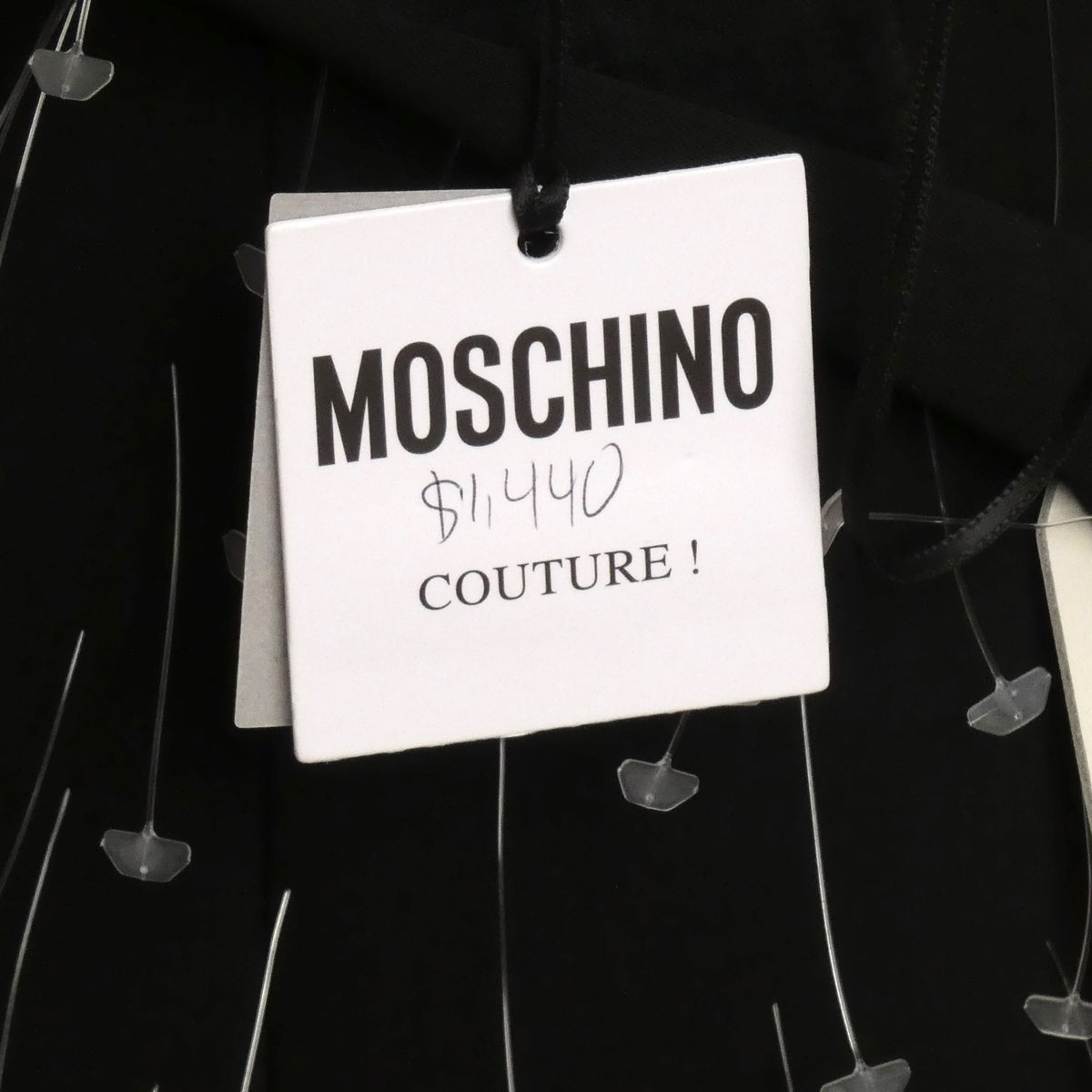 MOSCHINO COUTURE! - S2025 Black Crepe Shift Dress, Multiple Items Available