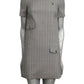 MOSCHINO COUTURE! - 2025 Grey Pinstripe Wool Dress, Multiple Sizes Available