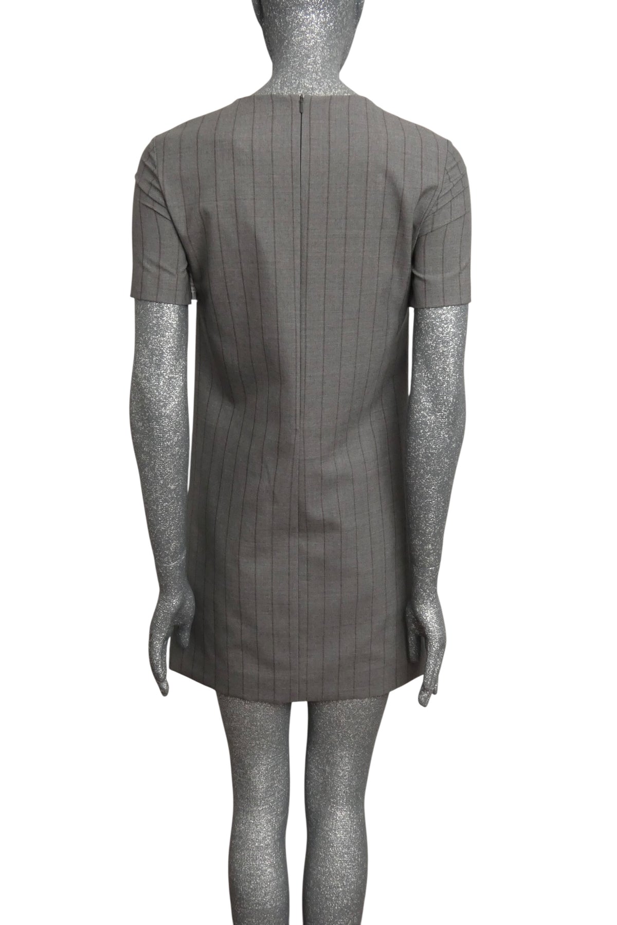 MOSCHINO COUTURE! - 2025 Grey Pinstripe Wool Dress, Multiple Sizes Available
