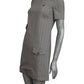 MOSCHINO COUTURE! - 2025 Grey Pinstripe Wool Dress, Multiple Sizes Available