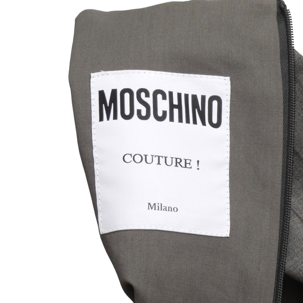 MOSCHINO COUTURE! - 2025 Grey Pinstripe Wool Dress, Multiple Sizes Available