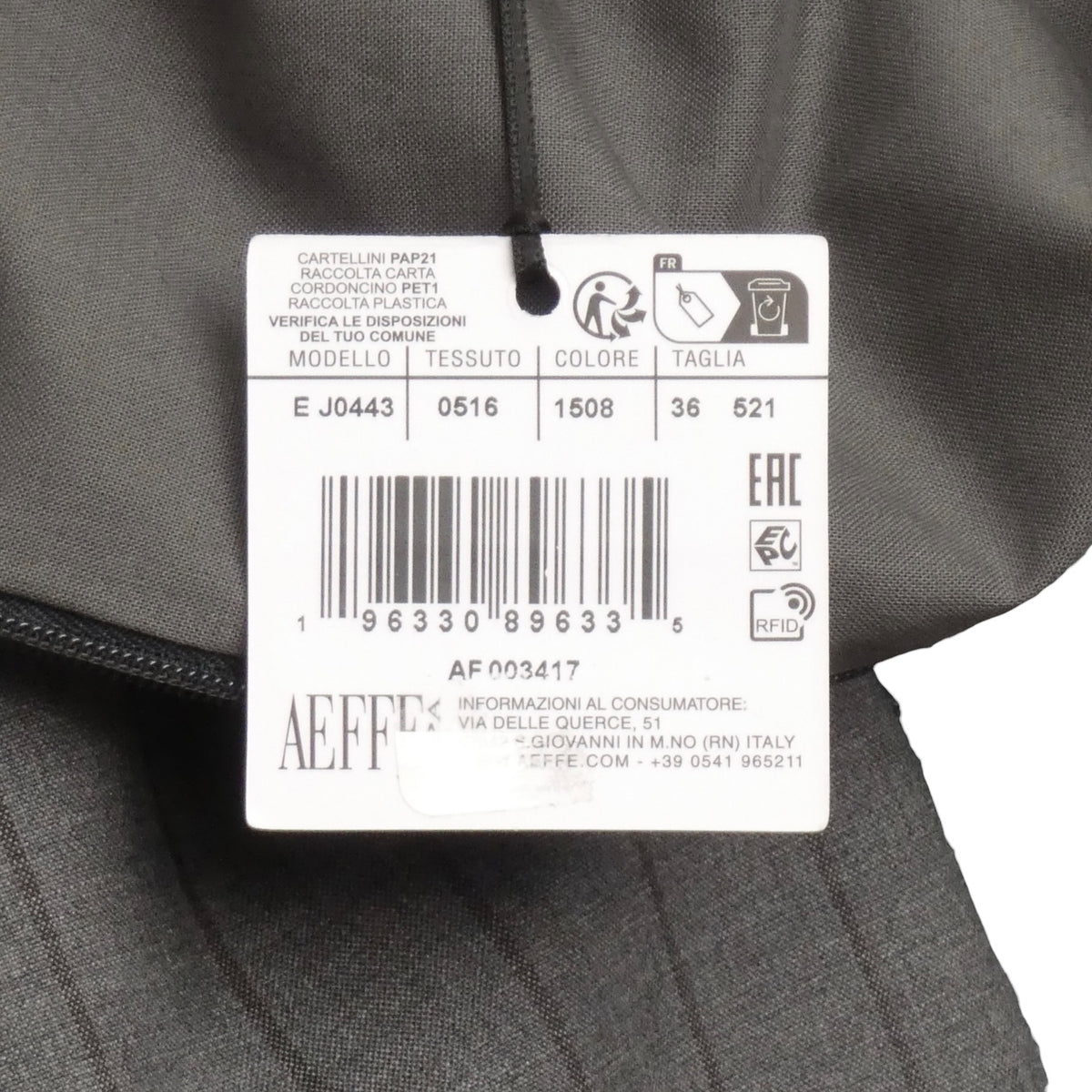 MOSCHINO COUTURE! - 2025 Grey Pinstripe Wool Dress, Multiple Sizes Available