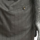 MOSCHINO COUTURE! - 2025 Grey Wool Pinstripe Halter Dress, Multiple Items Available