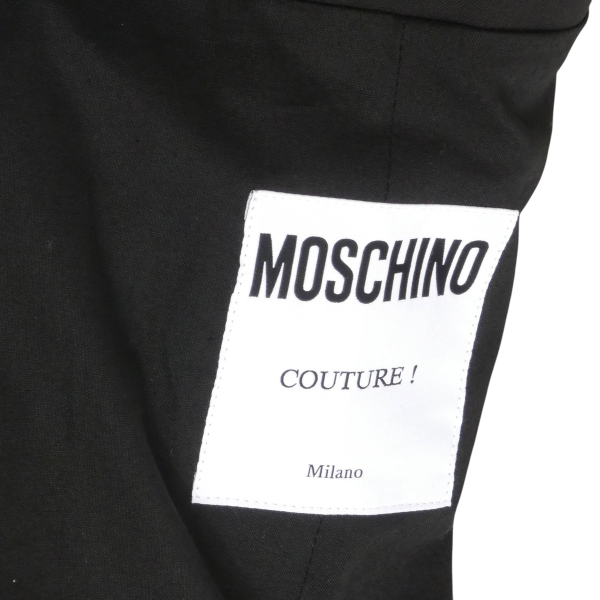 MOSCHINO COUTURE! - 2025 Black Upside Down Blazer Bustier, Multiple Sizes Available