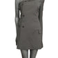 MOSCHINO COUTURE! - R2025 Grey One Shoulder Blazer, Size-4