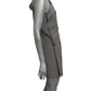 MOSCHINO COUTURE! - R2025 Grey One Shoulder Blazer, Size-4