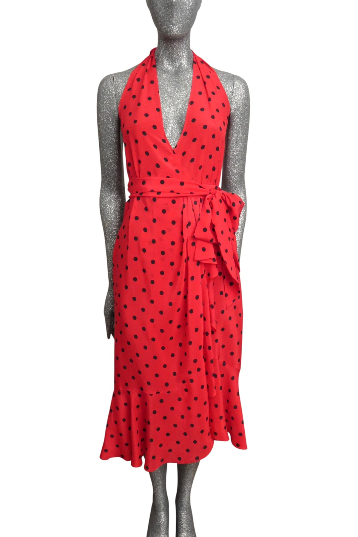 MOSCHINO COUTURE! - 2024 NWT Silk Polka Dot Dress, Multiple Sizes Available