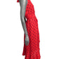 MOSCHINO COUTURE! - 2024 NWT Silk Polka Dot Dress, Multiple Sizes Available