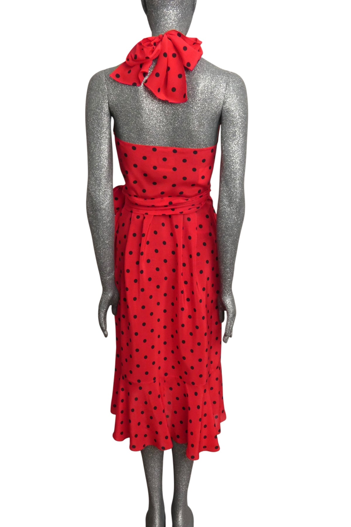 MOSCHINO COUTURE! - 2024 NWT Silk Polka Dot Dress, Multiple Sizes Available