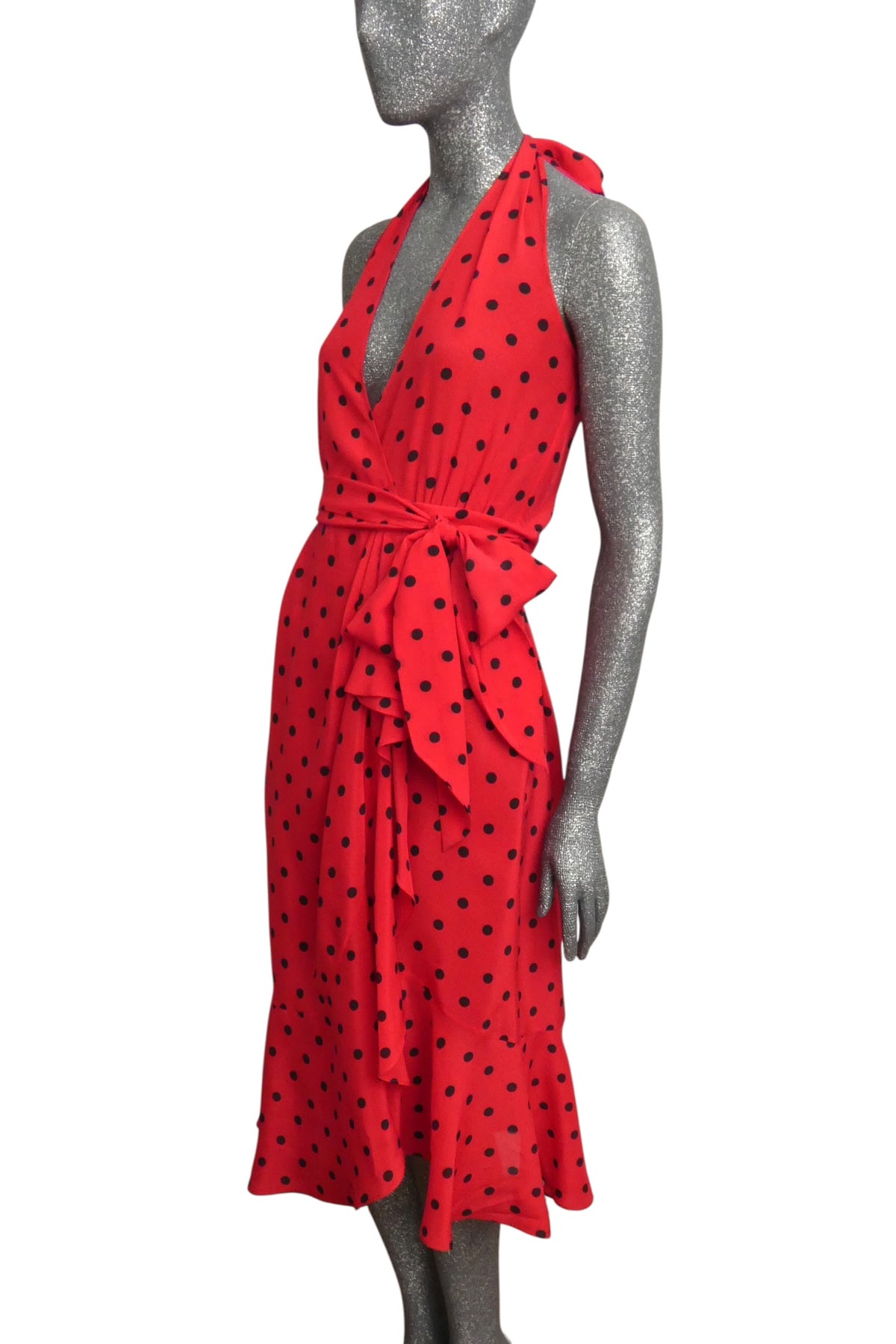 MOSCHINO COUTURE! - 2024 NWT Silk Polka Dot Dress, Multiple Sizes Available