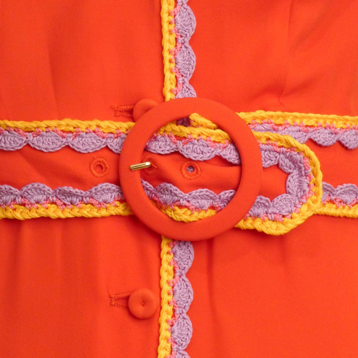 MOSCHINO COUTURE! - R2023 Orange Silk & Knit Trim Dress, Multiple Items Available