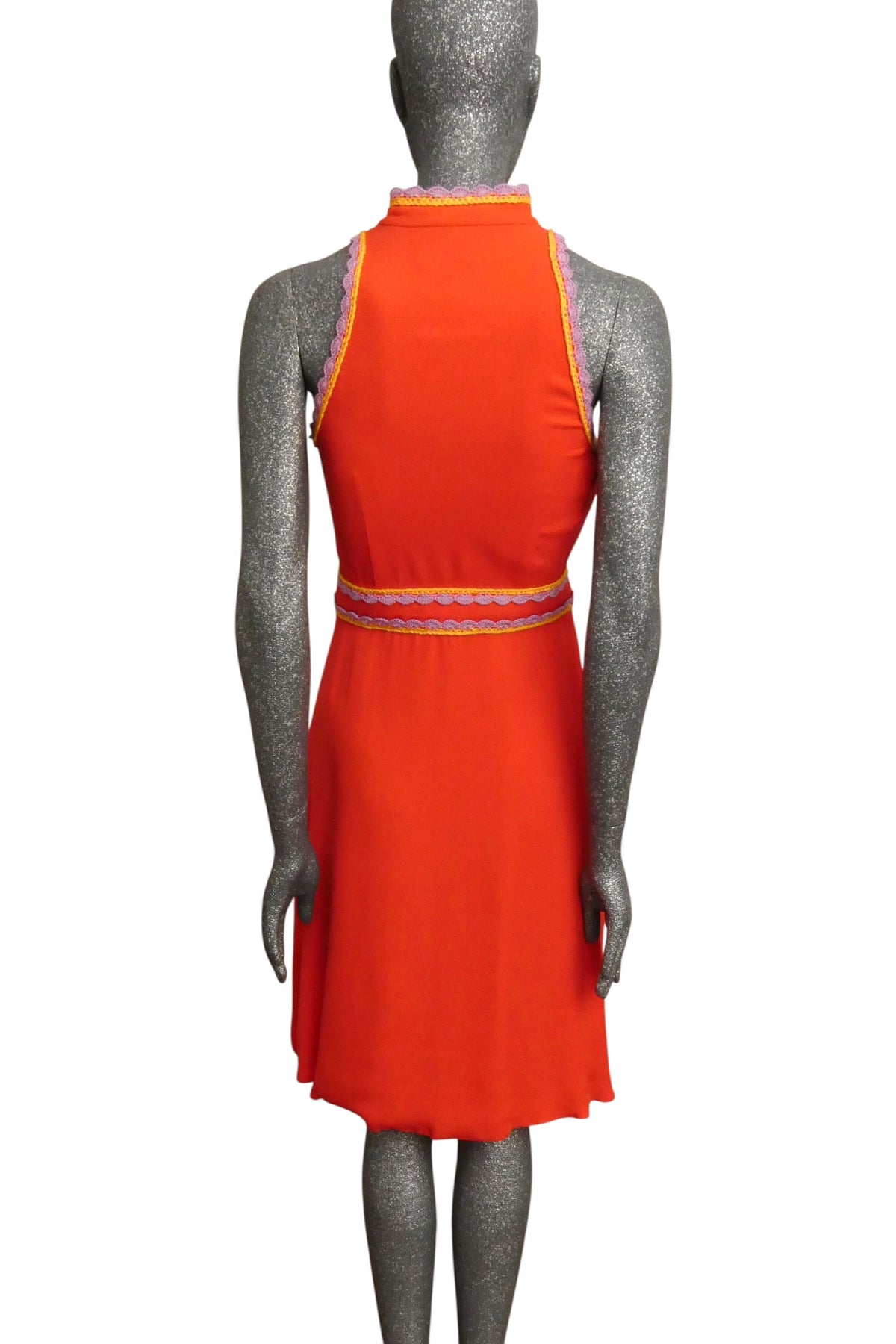 MOSCHINO COUTURE! - R2023 Orange Silk & Knit Trim Dress, Multiple Items Available