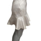 MOSCHINO JEANS - 2024 Silver Metallic Trumpet Skirt, Size-6