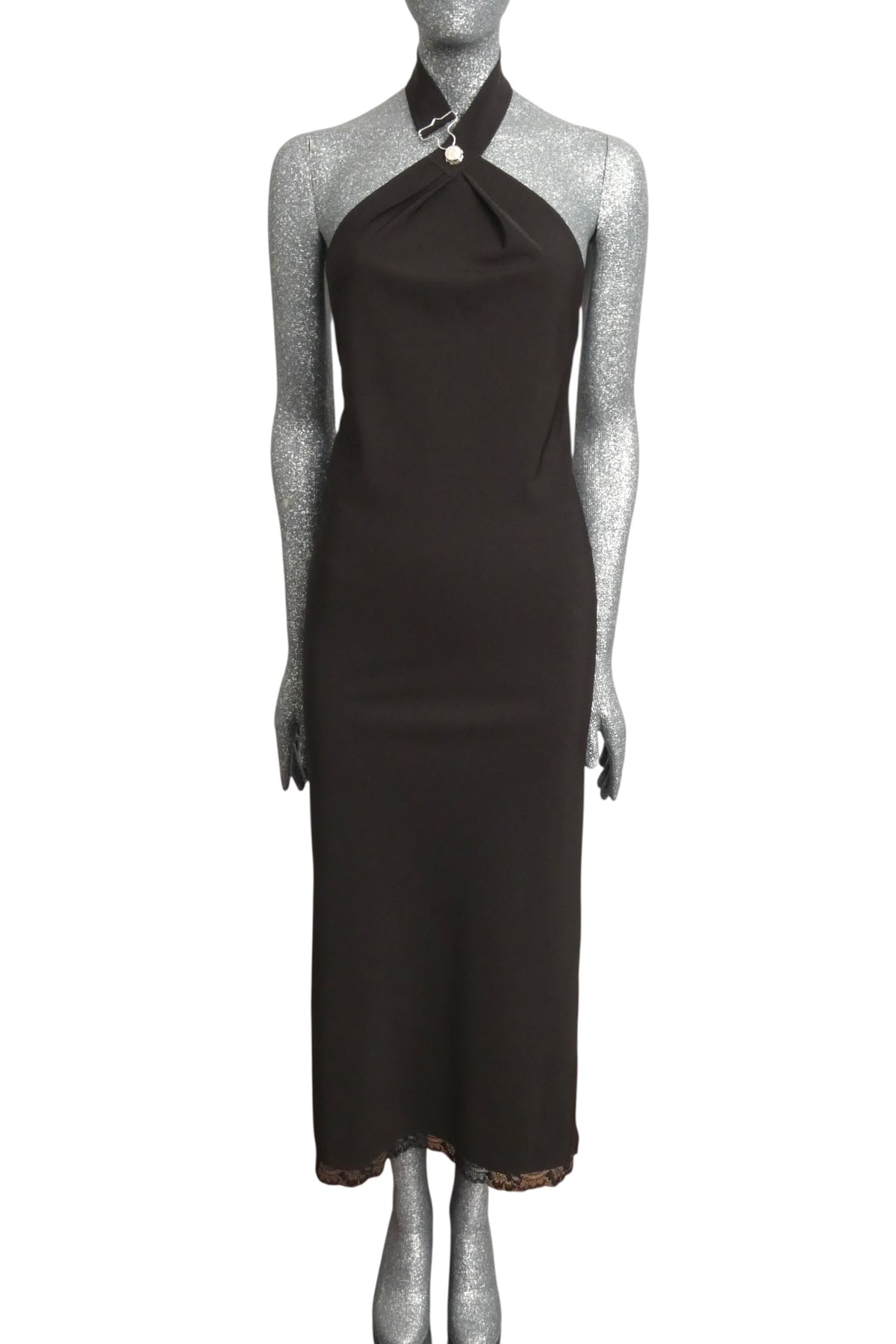 MOSCHINO JEANS - PS2024 Black Knit Halter Dress, Multiple Items Available