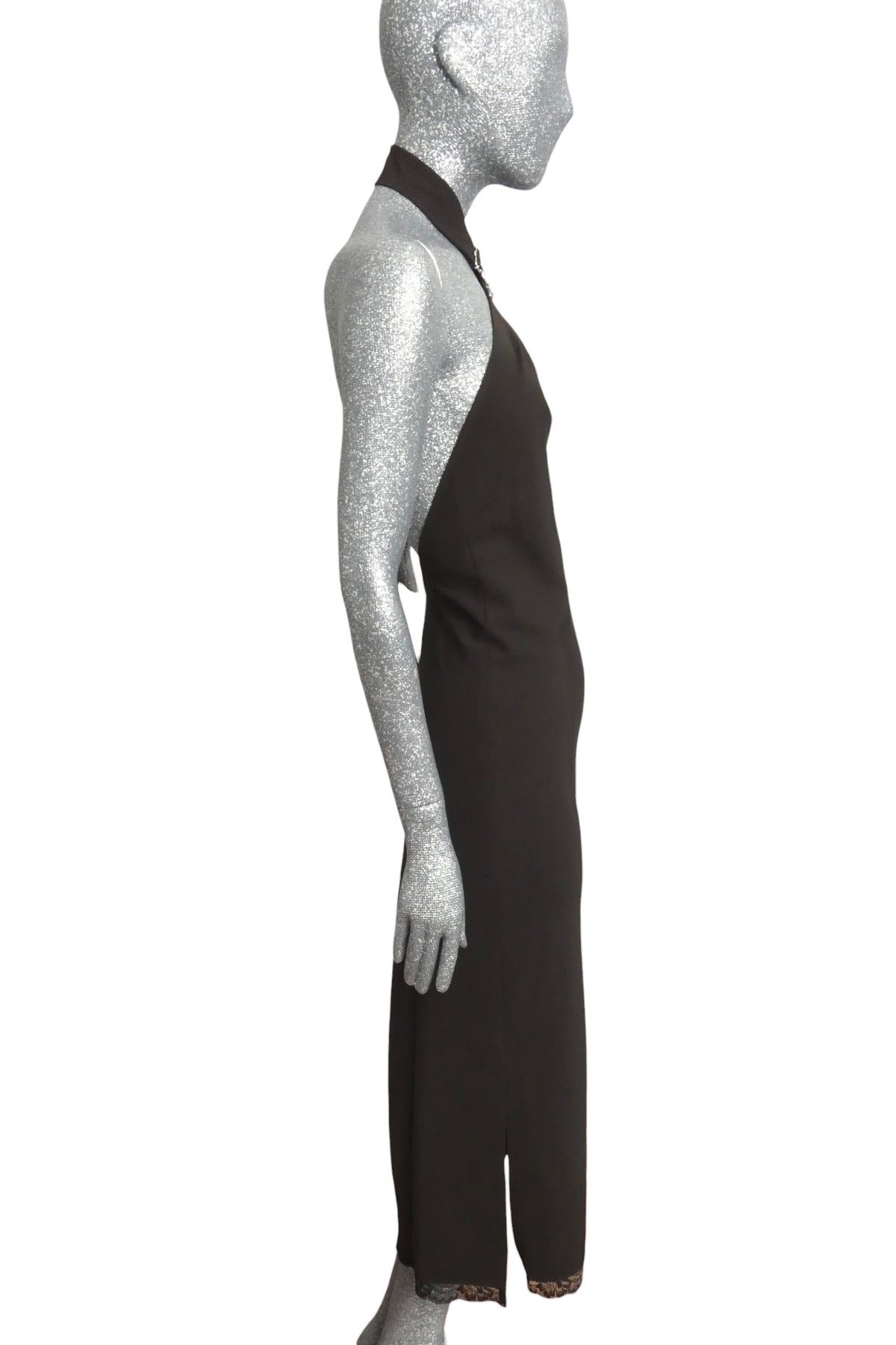 MOSCHINO JEANS - PS2024 Black Knit Halter Dress, Multiple Items Available