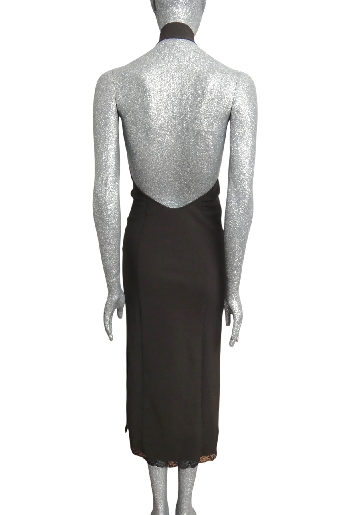 MOSCHINO JEANS - PS2024 Black Knit Halter Dress, Multiple Items Available