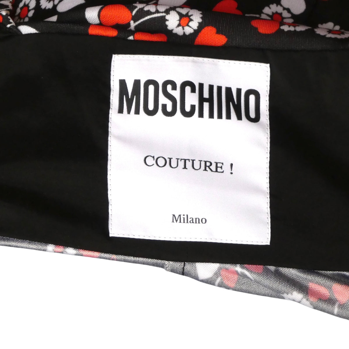 MOSCHINO COUTURE! - 2023 Black & Red Heart Knit Jumpsuit, Multiple Sizes Available