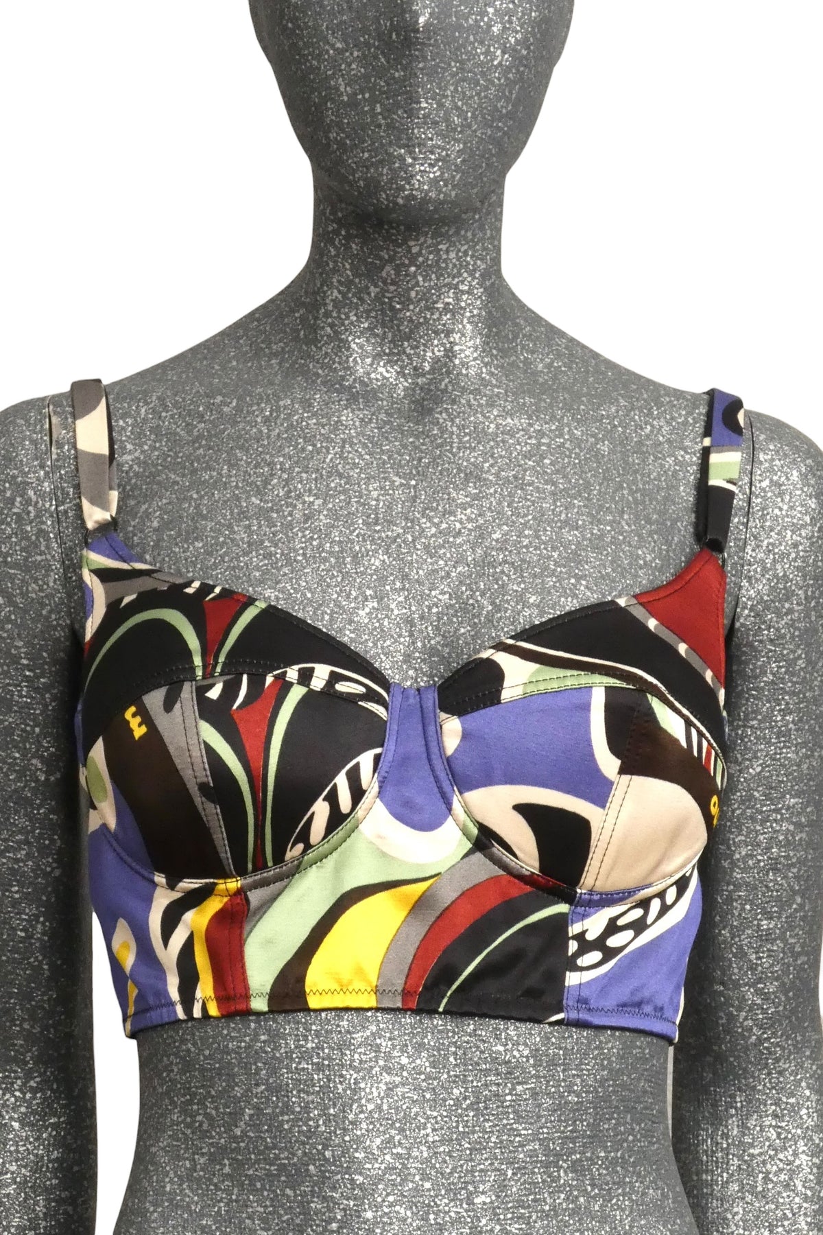 MOSCHINO COUTURE! - 2023 Multi Satin Bustier, Multiple Sizes Available