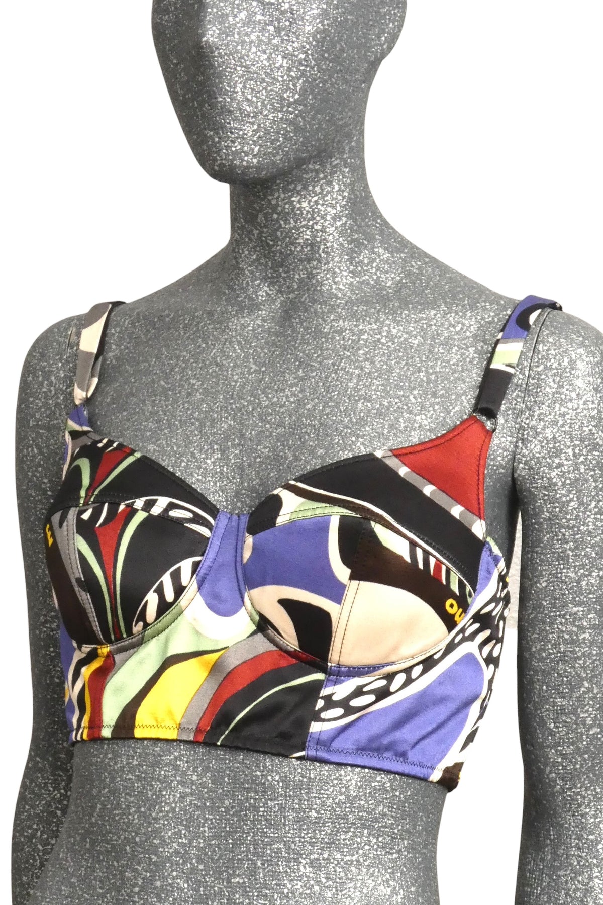 MOSCHINO COUTURE! - 2023 Multi Satin Bustier, Multiple Sizes Available