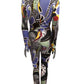 MOSCHINO COUTURE! - R2023 Multi Printed Knit Jumpsuit, Size-10