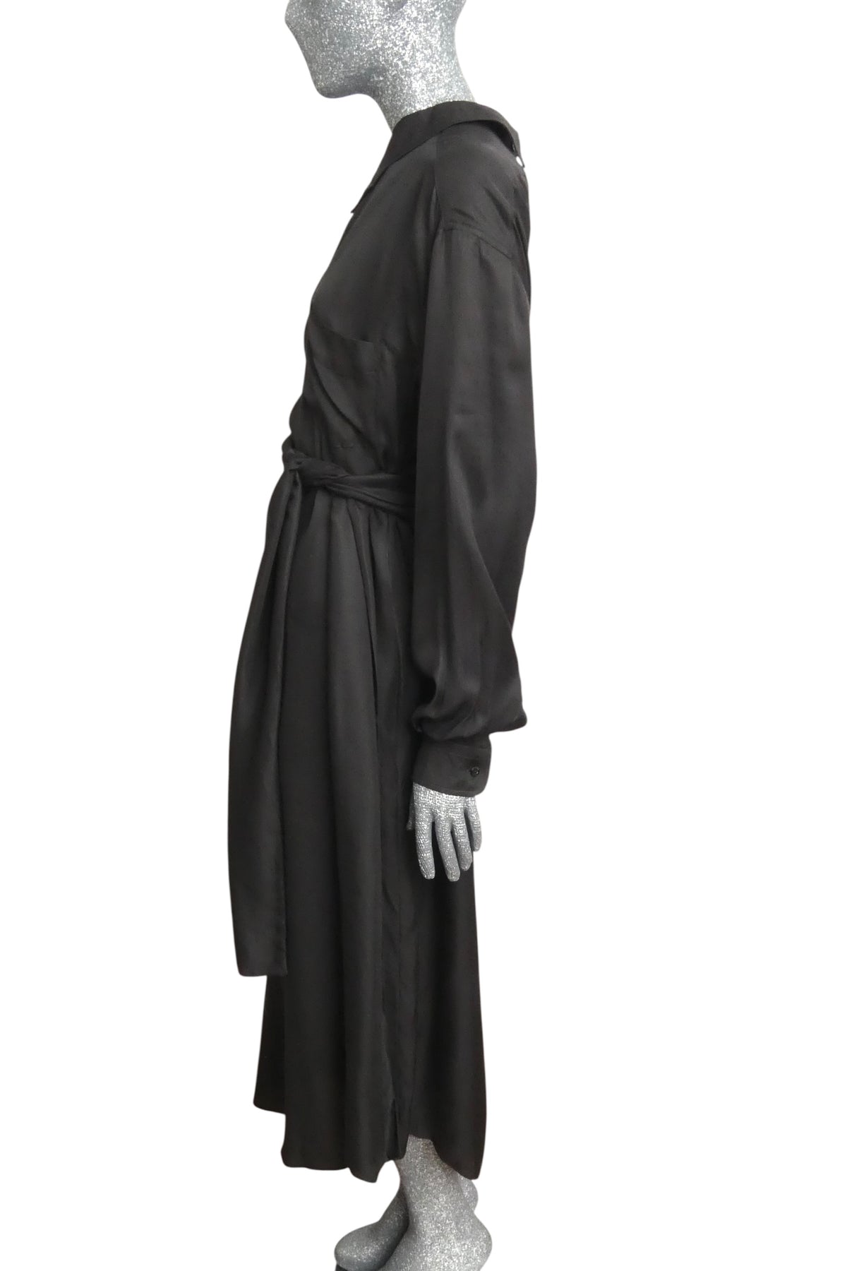 MOSCHINO COUTURE! - R2025 Black One Shoulder Maxi Dress, Multiple Sizes Available