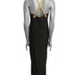 MOSCHINO COUTURE! - R2024 Black & White Loud Luxury Dress, Size-8