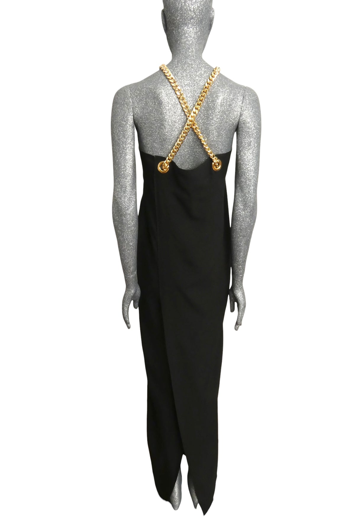 MOSCHINO COUTURE! - R2024 Black & White Loud Luxury Dress, Size-8