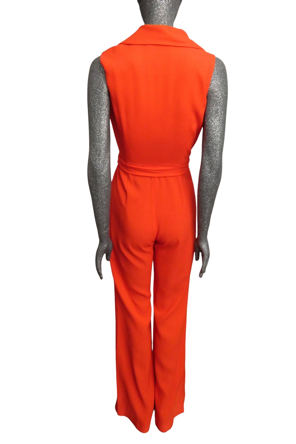 MOSCHINO COUTURE! - R2023 Red Smiley Buckle Jumpsuit, Size-8