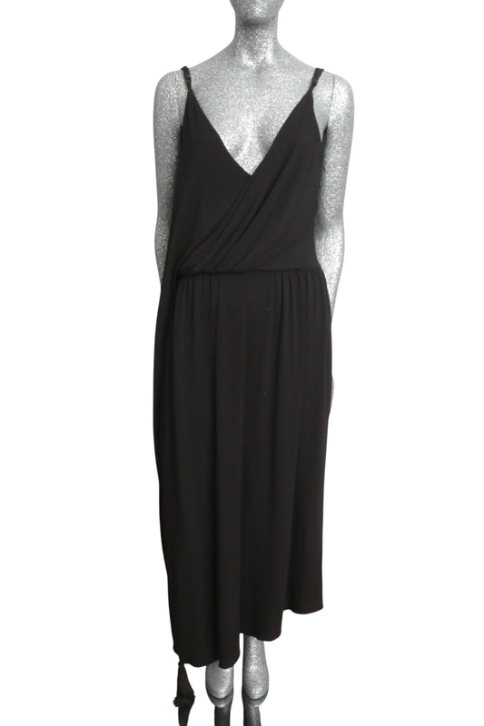 MOSCHINO COUTURE! - 2025 Black Knit Tassel Evening Dress, Size-4