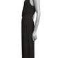 MOSCHINO COUTURE! - 2025 Black Knit Tassel Evening Dress, Size-4