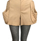 MOSCHINO COUTURE! - S2025 Beige Slipper Pocket Shorts, Size-0