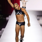 MOSCHINO COUTURE! - 2024 NWT Painted Swim Trunks, Size-6
