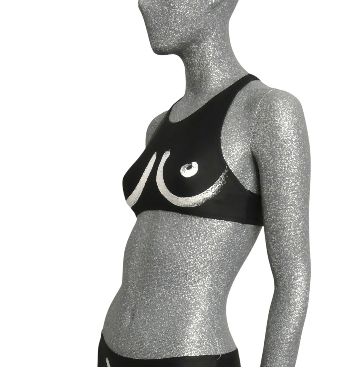 MOSCHINO COUTURE! - 2024 NWT Painted Swim Top, Size-6