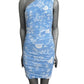 MOSCHINO JEANS - 2025 Blue & White Mesh Dress, Multiple Sizes Available