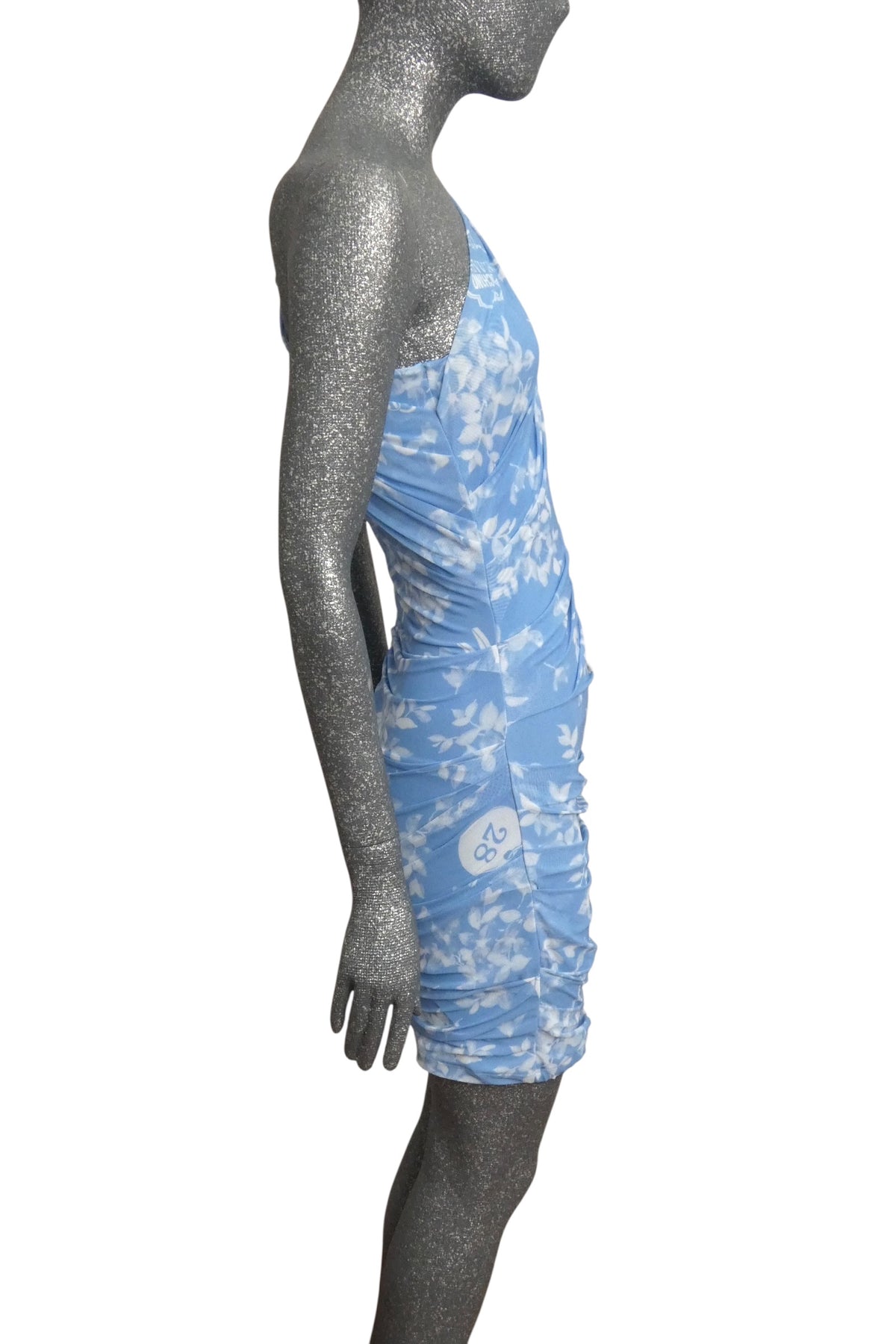 MOSCHINO JEANS - 2025 Blue & White Mesh Dress, Multiple Sizes Available