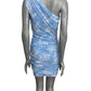 MOSCHINO JEANS - 2025 Blue & White Mesh Dress, Multiple Sizes Available