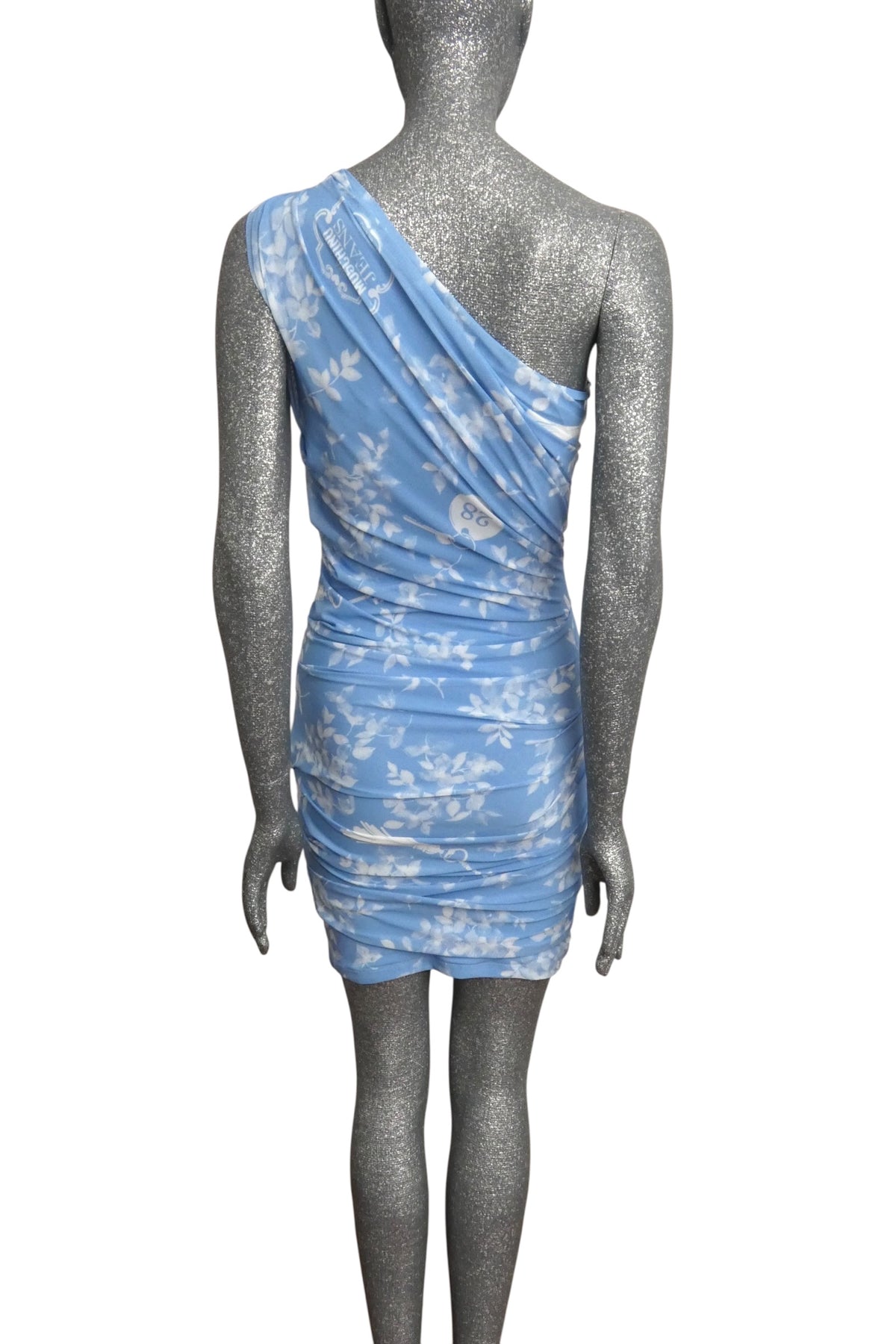 MOSCHINO JEANS - 2025 Blue & White Mesh Dress, Multiple Sizes Available