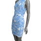 MOSCHINO JEANS - 2025 Blue & White Mesh Dress, Multiple Sizes Available