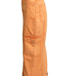 MOSCHINO JEANS - 2025 Orange Slow Down Maxi Skirt, Size-6