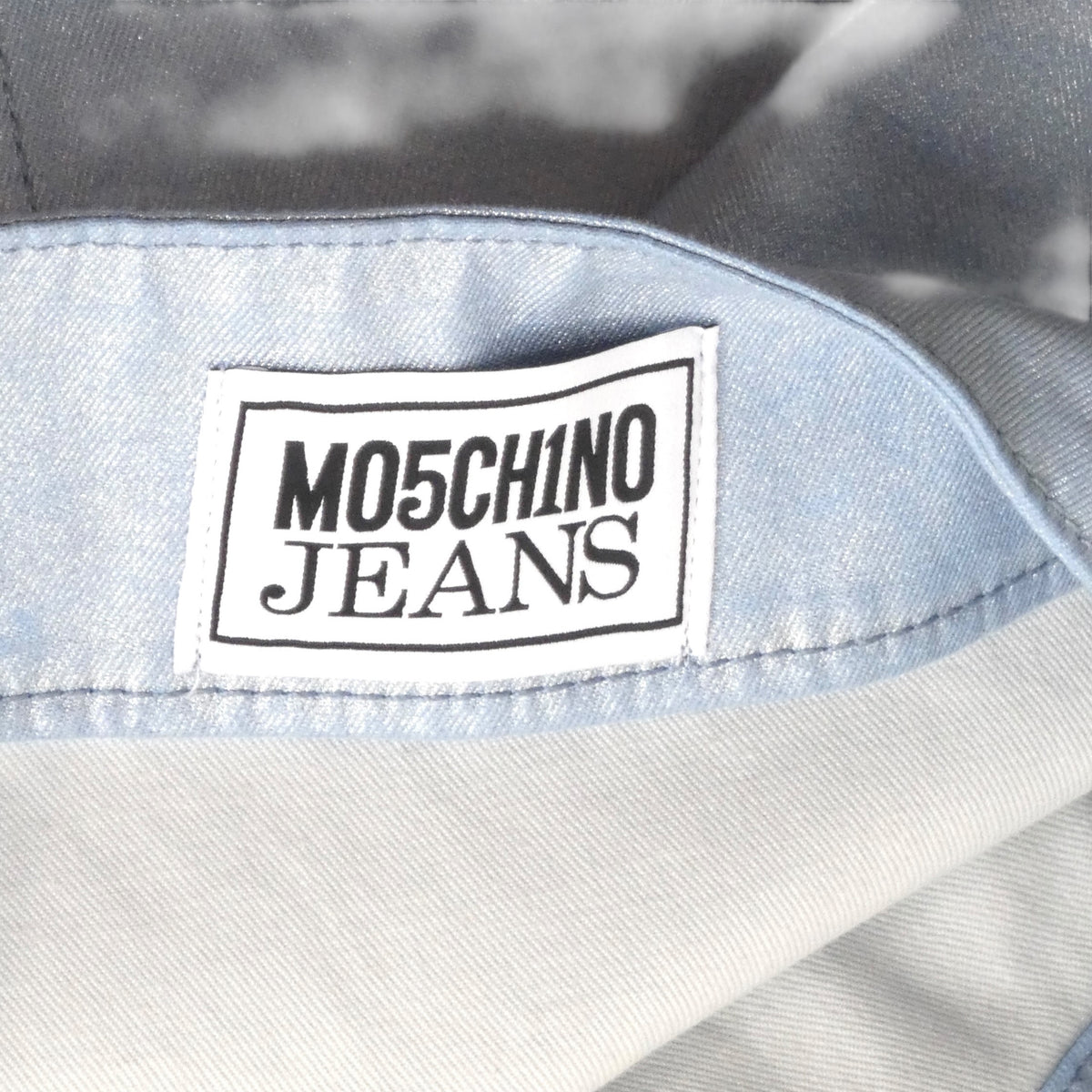 MOSCHINO JEANS - 2024 Blue Upside Down Jean Dress, Size-Small