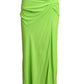 MOSCHINO JEANS - 2025 Green Rayon Sarong Style Skirt, Size-4