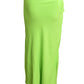 MOSCHINO JEANS - 2025 Green Rayon Sarong Style Skirt, Size-4