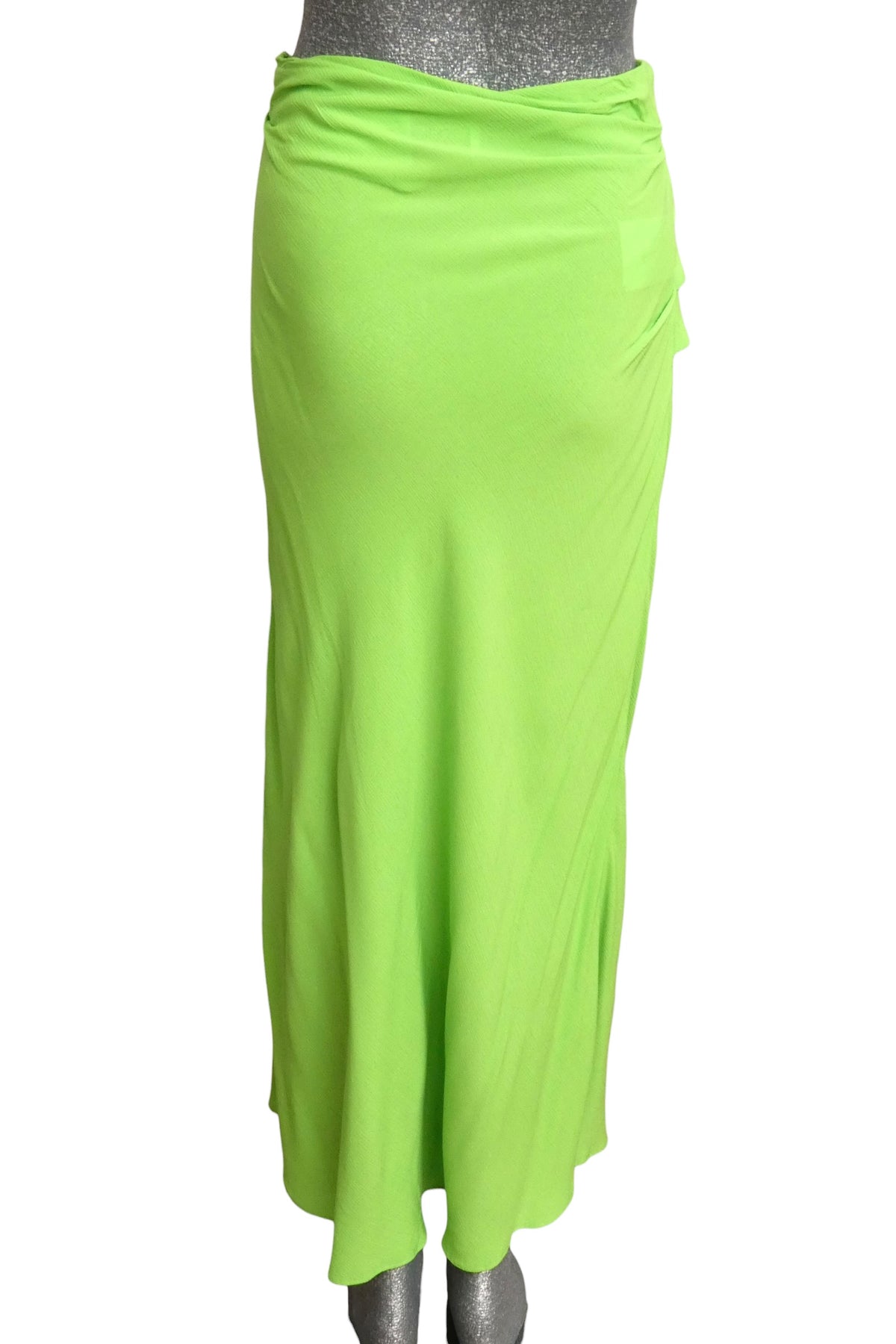 MOSCHINO JEANS - 2025 Green Rayon Sarong Style Skirt, Size-4