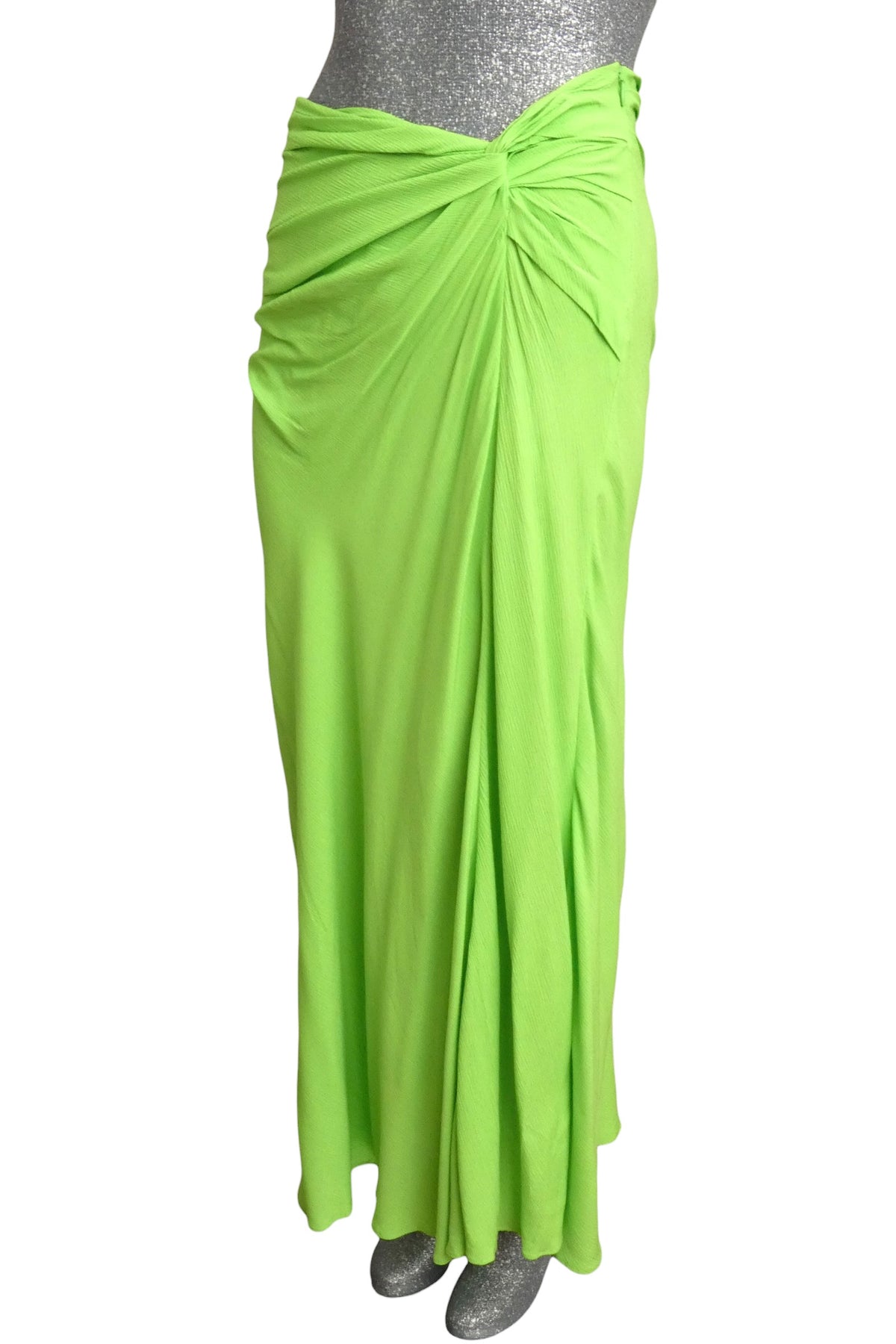 MOSCHINO JEANS - 2025 Green Rayon Sarong Style Skirt, Size-4