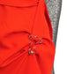 MOSCHINO JEANS - 2024 Red Asymmetrical Hem Dress, Size-4