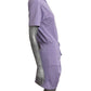 MOSCHINO JEANS - 2024 Lavender Peace Sign Knit Dress, Size-6
