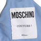 MOSCHINO COUTURE! - 2021 Blue Tulle Corset Top, Size-6