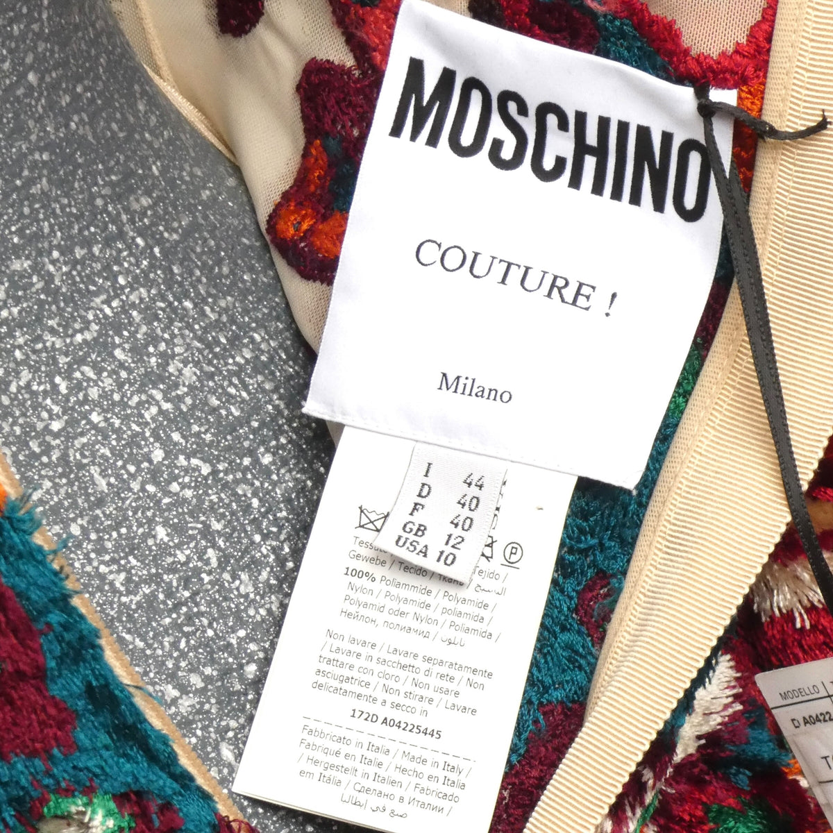 MOSCHINO COUTURE!  2017 NWT Carpet Runner Evening Gown, Size-10