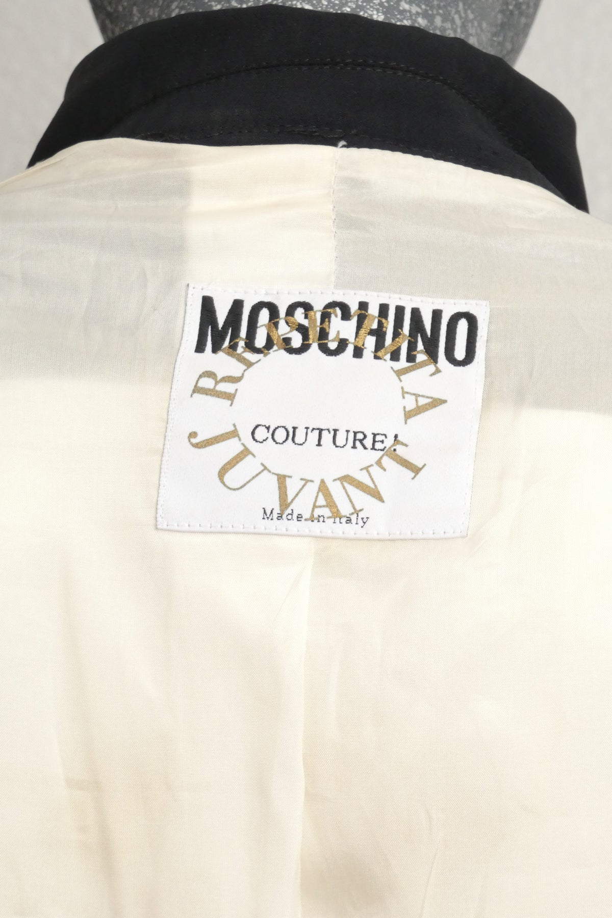MOSCHINO COUTURE!  1989 10th Anniversary Ace Of Hearts Blazer, Size-6